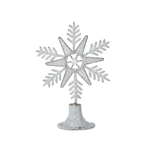 Park Hill Beaded Tabletop Snowflake, Small Wayfair Canada